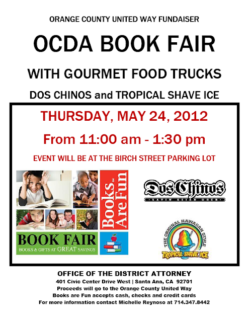 MAY 24: OCDA Book Fair Fundraiser
